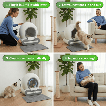 Eazibox 2.0 Self-Cleaning Litter Box