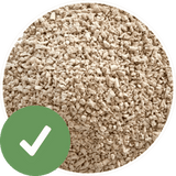 Litière de tofu broyée